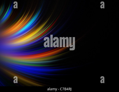 Abstrakte Fraktal Kunst, die eine große High-Tech Kunstelement oder Hintergrund für jedes Design-Projekt macht. Stockfoto