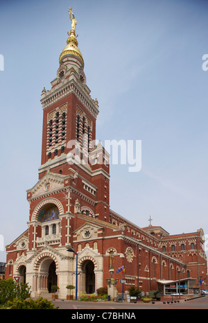 Basilika Notre Dame de Brebieres Basilika an Albert, Pays de Coquelicot, Abt. Somme, Picardie, Frankreich, Europa Stockfoto