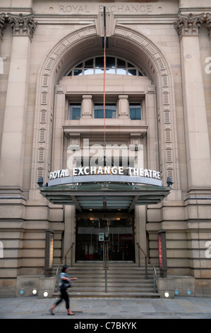 Der Haupteingang der Royal Exchange Theatre in Manchester, UK. Stockfoto