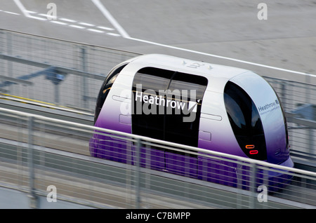 Großbritannien, England, Flughafen Heathrow terminal 5 PRT Pod 2011 Stockfoto