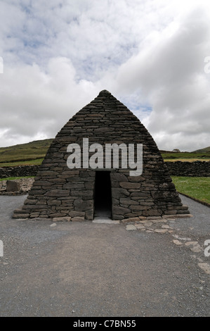 Gallarus Oratorium Dingle Halbinsel County Co Kerry Irland Boot geformt Kapelle Sakralarchitektur Kirchengebäude 8. Jahrhundert Stockfoto