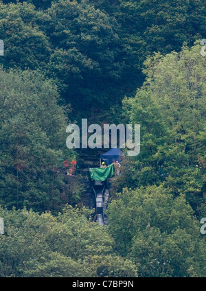 Gleision Zeche Bergleute Rettungsaktion in der Nähe von Cilybebyll, Ponterdawe, South Wales, UK. Stockfoto