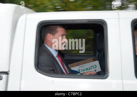 Gleision Zeche Bergleute Rettungsaktion in der Nähe von Cilybebyll, Ponterdawe, South Wales, UK. Stockfoto