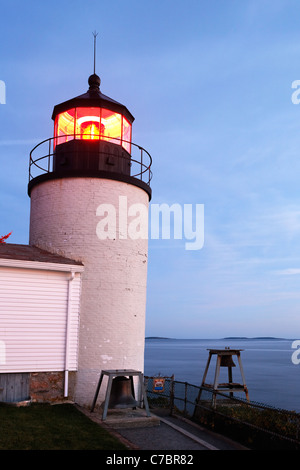 Bass Harbor Head Light, Acadia Nationalpark, Bass Harbor, Tremont, Maine, USA Stockfoto