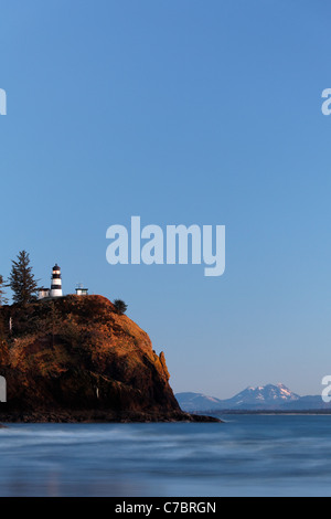 Kap-Enttäuschung Leuchtturm Cape Enttäuschung State Park, Washington, USA Stockfoto