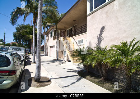 Straße in San Pedro - Kalifornien Stockfoto