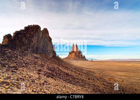 Shiprock Rock, New Mexico, USA Stockfoto