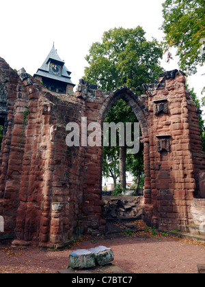 Ruinen von St John the Baptist Church in Chester Cheshire UK Stockfoto