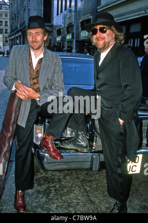 CHAS und DAVE Pub-Rock-Duo über 1980 mit Chas Hodges rechts und Dave Peacock. Stockfoto