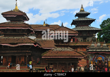 Hanuman Dhoka Durbar. Hier ist das Herz von Kathmandu Stockfoto