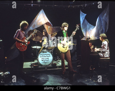 CHICKEN SHACK britisches Rock-Gruppe über 1968 mit von links: Stan Webb, Dave Bidwell, Andy Sylvester, Christine Perfect Stockfoto