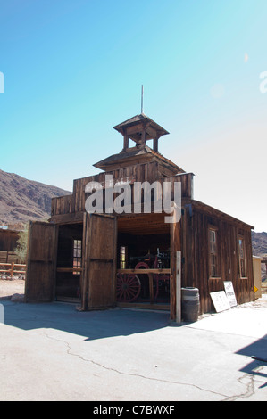 Feuerwache "," Calico Ghost verlassene Minenstadt, Yermo, San Bernardino County, Kalifornien, USA Stockfoto