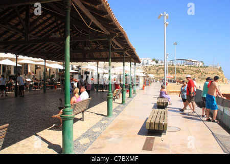 Fishermans Beach in Albufeira, Algarve, Portugal. Stockfoto