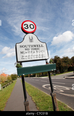 Southwell, Nottinghamshire, England, Großbritannien Stockfoto