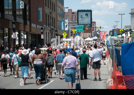 Artscape freie Kunstfestival in Baltimore Sommer 2011, USA Stockfoto