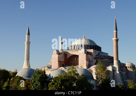 Türkei, Istanbul, Hagia Sophia Moschee (aka Aya Sophia, St. Sophia, Haghia Sophia). Stockfoto