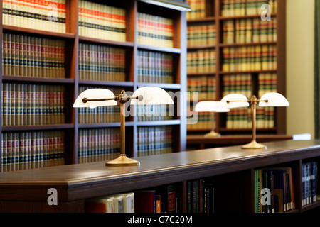 Ersten Stock Bibliothek der Pioneer Courthouse, Portland, Multnomah County, Oregon, USA Stockfoto