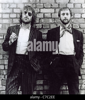 CHAS und DAVE Promotional Foto von Pub-Rock-Duo über 1975 mit Chas Hodges auf der linken Seite und Dave Peacock. Stockfoto