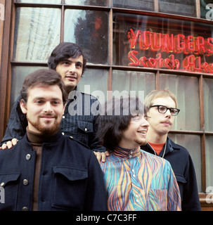 VANILLA FUDGE uns Gruppe im Oktober 1967 v.l.n.r.: Mark Stein, Carmine Appici Vince Martell, Tim Bogert. Foto Tony Gale Stockfoto