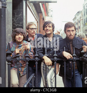 VANILLA FUDGE US Gruppe im Oktober 1967 von l: Vince Martell, Tim Bogert, Carmine Appici Mark Stein. Foto Tony Gale Stockfoto