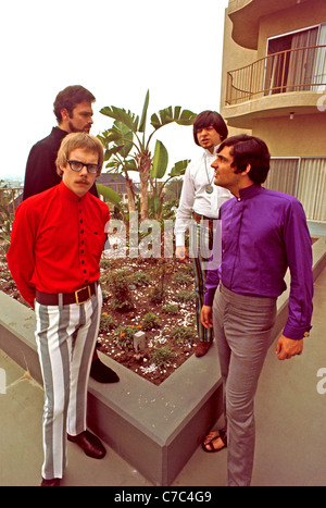 VANILLA FUDGE uns Gruppe im Jahre 1967 von links: Tim Bogert (rotes Shirt) Mark Stein, Vince Martell, Carmine Appici Stockfoto