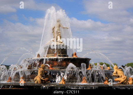 Chateau de Versailles, Brunnen, Frankreich Stockfoto