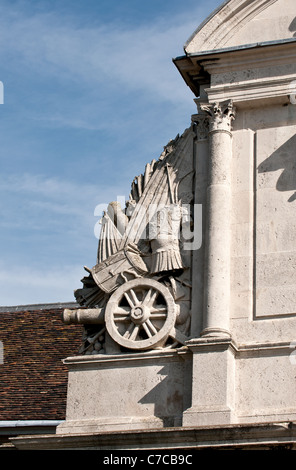 Detail vom Wassertor Eingang Tilbury Fort in Essex Stockfoto