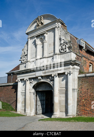 Wassertor Eingang Tilbury Fort in Essex Stockfoto