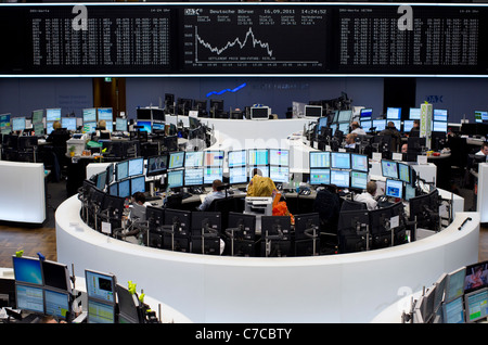 Die Frankfurter Börse, Deutschland. Foto: Jeff Gilbert Stockfoto