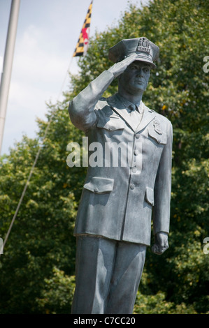 Die Stadt Baltimore brüderliche Reihenfolge der Polizei Memorial, Baltimore Maryland USA Stockfoto