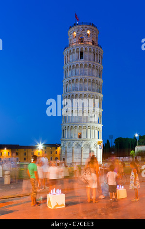 Den schiefen Turm (Torre Pendente di Pisa), Pisa, Toscana, Italien, Europa Stockfoto