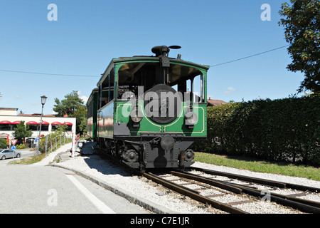 Chiemsee-Bahn Dampfzug, Prien-Oberbayern-Deutschland Stockfoto