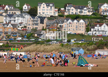 Woolacombe Beach in North Devon, Großbritannien. UK Stockfoto