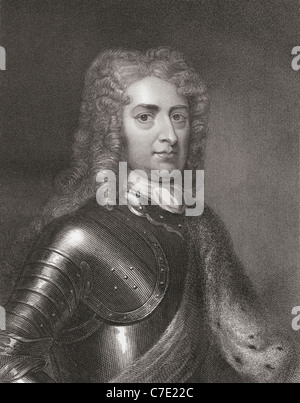 John Churchill, 1. Duke of Marlborough, Fürst von Mindelheim, 1650 – 1722. Englischer Soldat und Staatsmann. Stockfoto