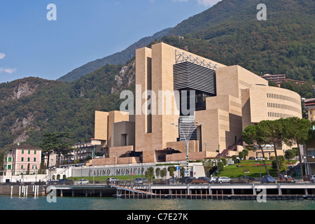 Campione d ' Italia ist eine italienische Exklave in der Mitte der Schweiz mit einem berühmten Casinospiel Stockfoto