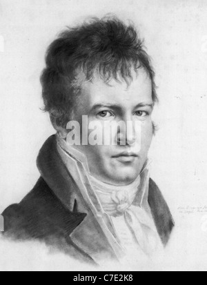 ALEXANDER von HUMBOLDT (1769 – 1859), deutscher Naturforscher und Entdecker in einer 1815 Selbstbildnis Stockfoto