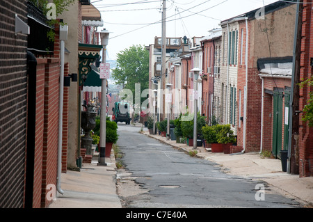 S Madeira St in der Metzger-Hügelbereich von Baltimore Maryland USA Stockfoto