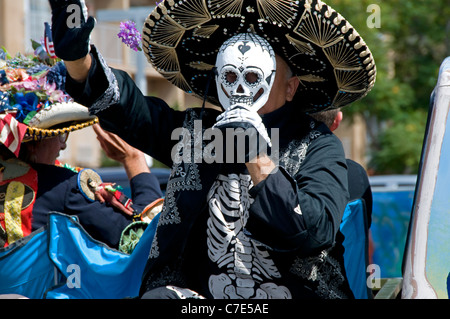 Tag der Toten Charakter Kostüm Stockfoto