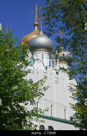 Kathedrale unserer Dame von Smolensk auf dem Nowodewitschi-Kloster in Moskau, Russland Stockfoto