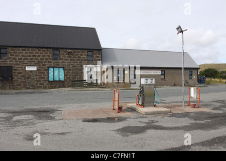 Skibhoul speichert baltasound unst Shetland Inseln Schottland september 2011 Stockfoto