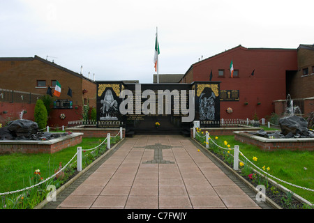 untere Wasserfälle Garten der Erinnerung fällt Straße West Belfast Nordirland Stockfoto