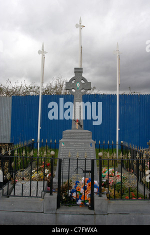 die Inla Denkmal Handlung in Milltown Friedhof West Belfast Nordirland Stockfoto