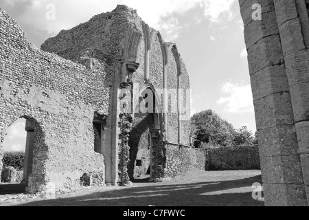 Creake Abbey Ruinen Stockfoto