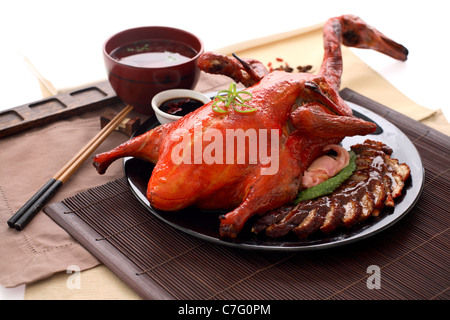 Peking-Ente, Chinas berühmtestes Gericht Stockfoto