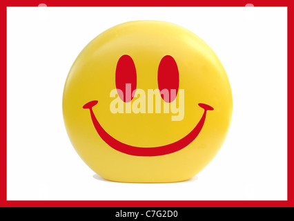 Smiley Flächenrand Foto Grafik Farben Stockfoto