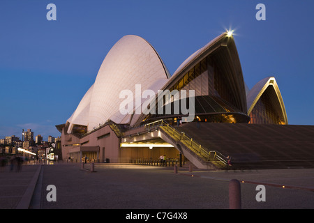 Opera House Südwesten Höhe, Bennelong Point, Sydney, Australien Stockfoto
