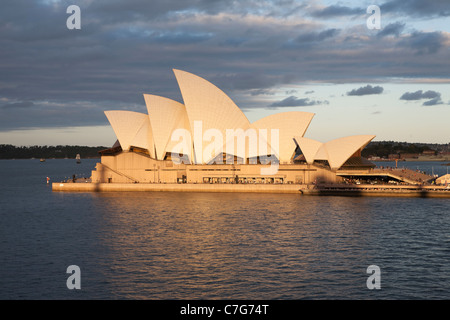 Sydney Oper Haus Abendrot, Sydney, Australien Stockfoto