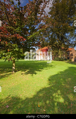 Das Baysgarth-Haus-Museum im Baysgarth Park in der Stadt von Barton auf Humber, North Lincolnshire, England Stockfoto