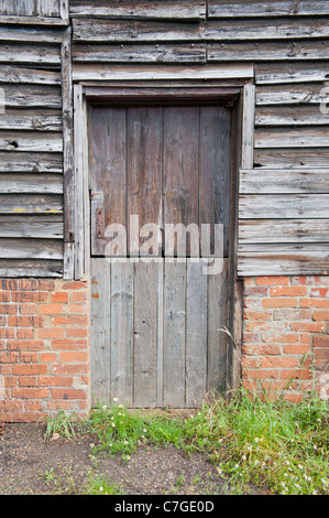 Hölzerne Tür Stockfoto