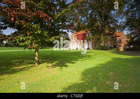 Das Baysgarth-Haus-Museum im Baysgarth Park in der Stadt von Barton auf Humber, North Lincolnshire, England Stockfoto